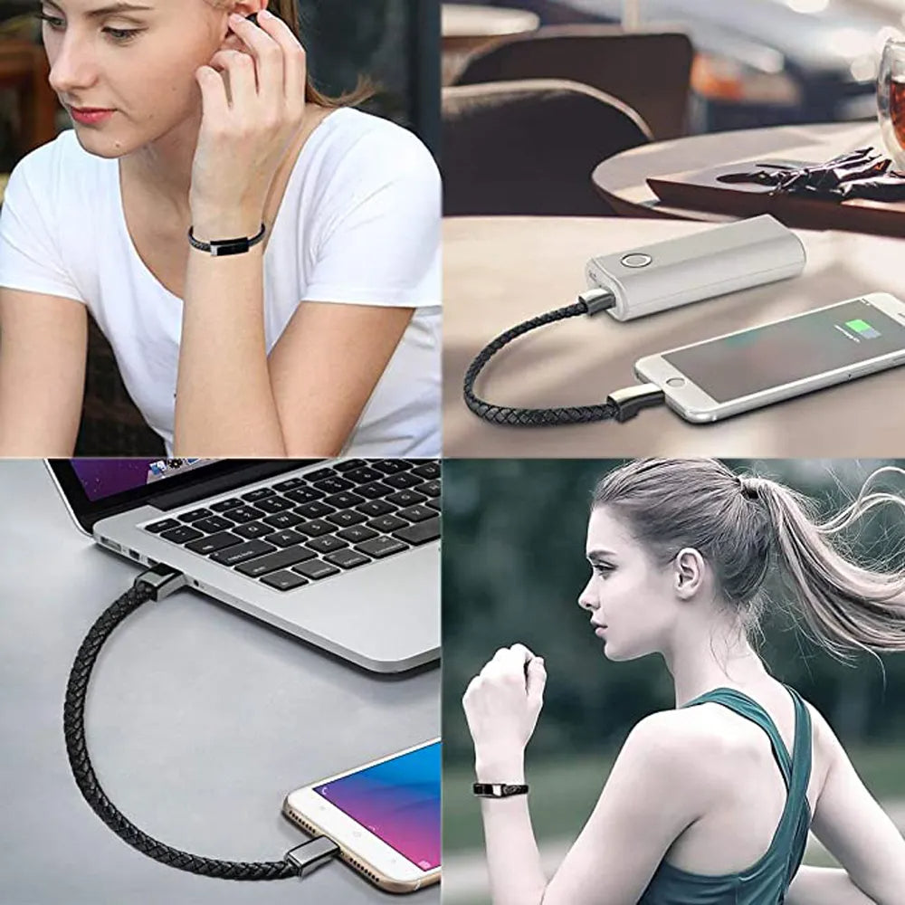 Ladekabel Armband: Ideal Für Reisen und Bürogebrauch-Stylisches Ladekabel im Armband-Design. Flexibel, robust und immer griffbereit. Ideal für unterwegs. Jetzt bestellen und clever laden!