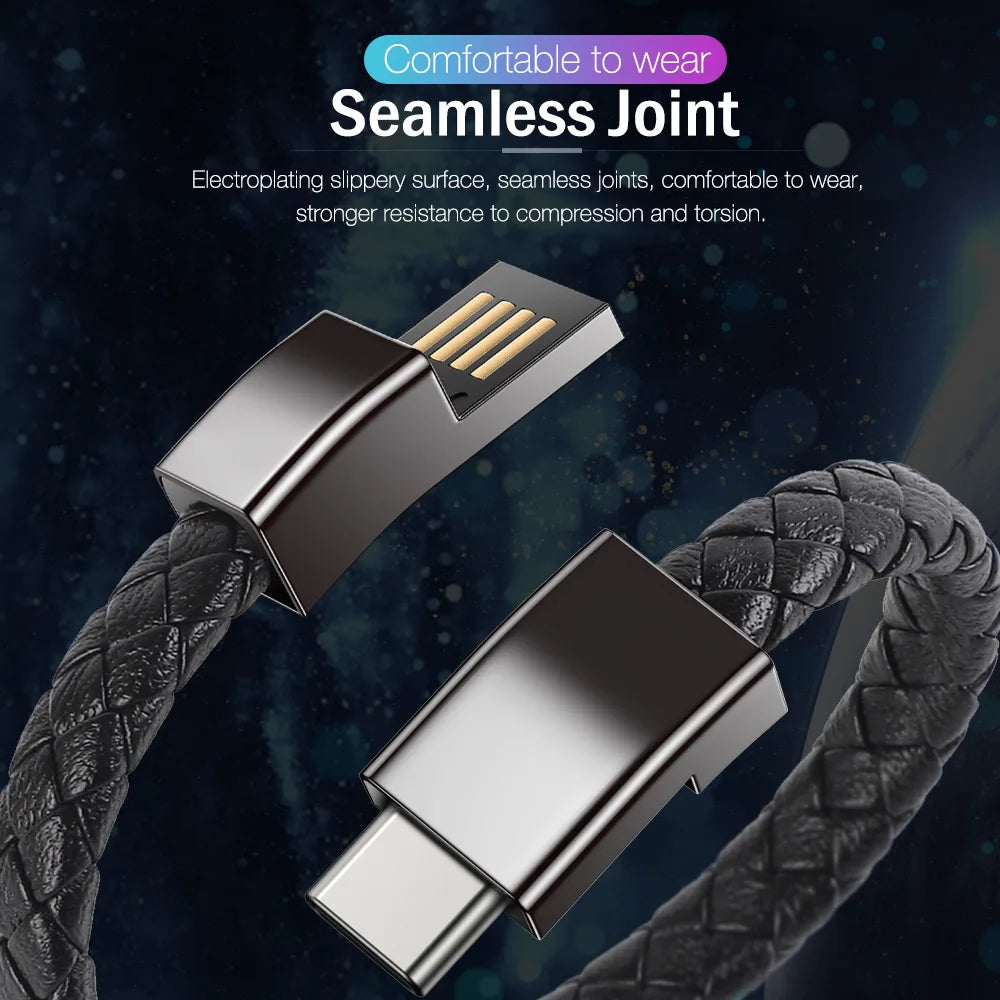 Ladekabel Armband: Ideal Für Reisen und Bürogebrauch-Stylisches Ladekabel im Armband-Design. Flexibel, robust und immer griffbereit. Ideal für unterwegs. Jetzt bestellen und clever laden!