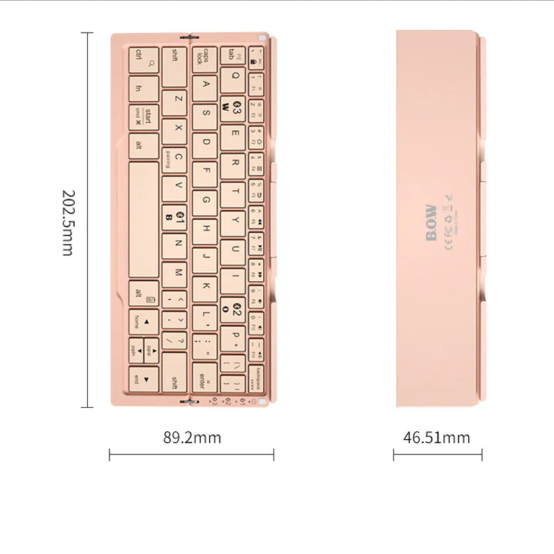 Mini Bluetooth Tastatur: Faltbar und Kompakt-Entdecken Sie die Mini Bluetooth Tastatur, die perfekt für mobiles Arbeiten ist! Faltbar, leicht und ideal für unterwegs – jetzt bestellen! 😊