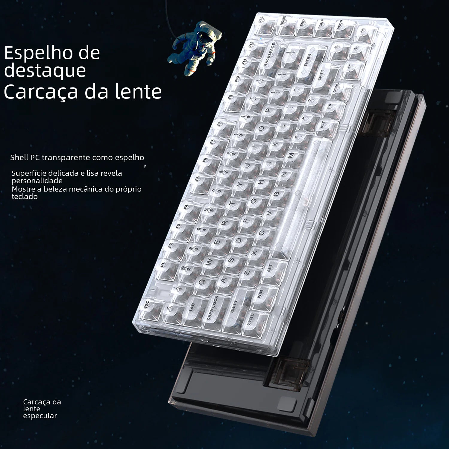 kabellose Tastatur für Gaming und Arbeiten mit Stil-Erleben Sie Komfort und Stil mit der kabellosen Tastatur New Alliance X75! Sie bietet RGB-Beleuchtung und präzises Tippgefühl. Jetzt kaufen!