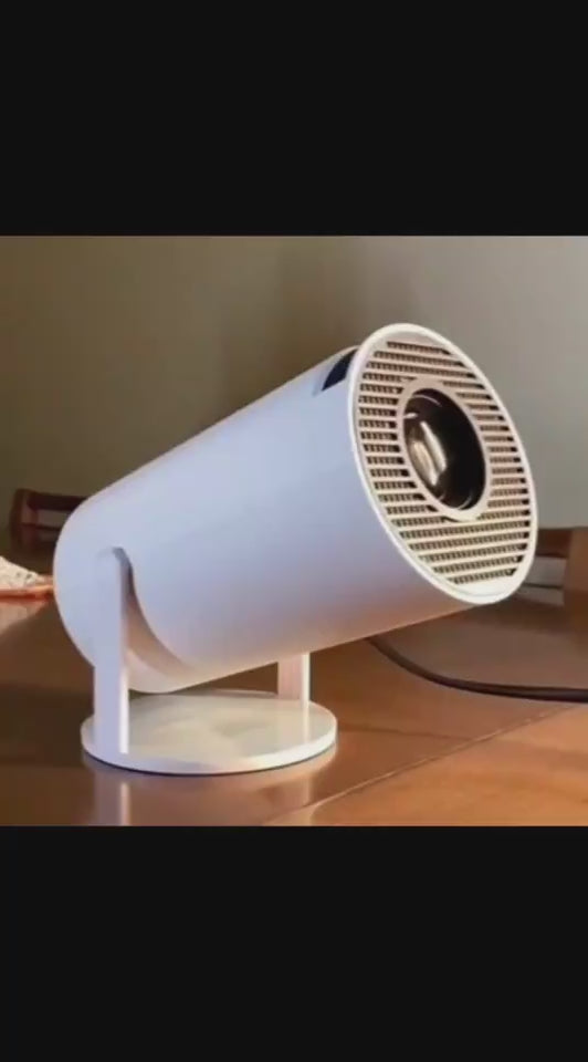 tragbarer Beamer: Flexibilität für Filme und mehr-Erleben Sie den tragbaren Beamer in Ihrem Zuhause. Klarer Fokus und 180 Grad Projektionswinkel machen ihn einfach perfekt für Filme! 🎬